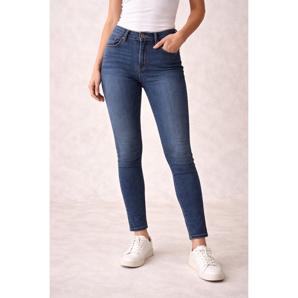 KUT From The Kloth Jeans Women's 6 Blue Denim Everyday Mid Rise Skinny Stretch